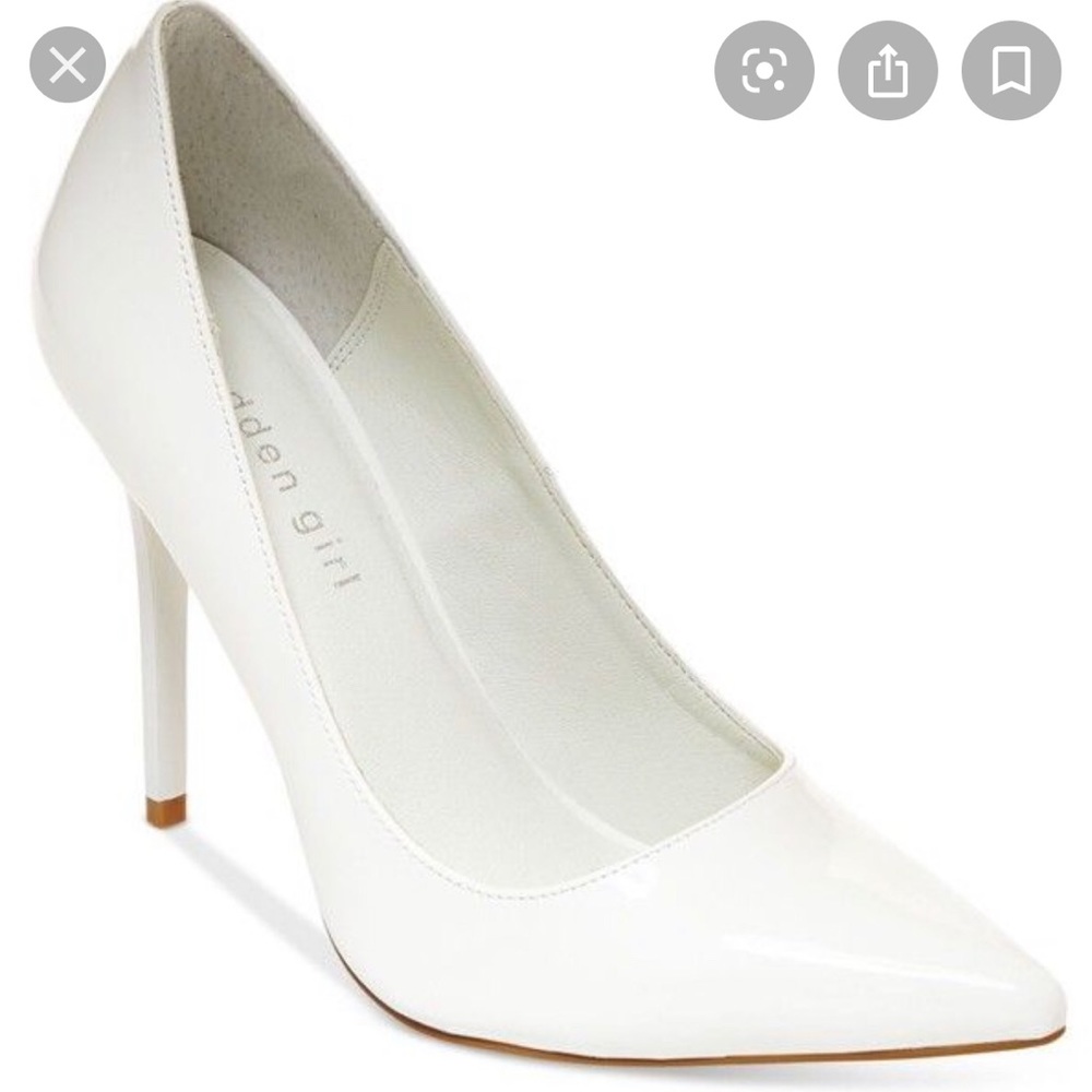 White pumps